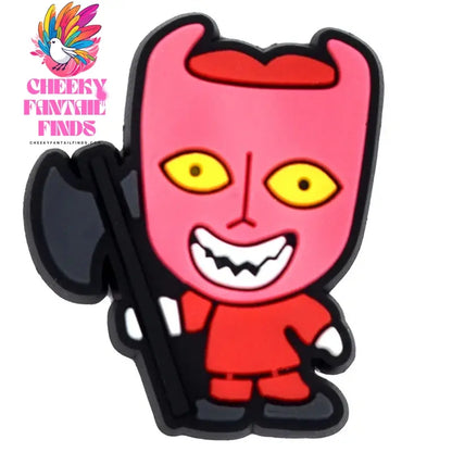 Single sale Halloween Mickey Hello Kitty PVC shoe Charms Accessories Decoration Buckles Classic Clog Fit Bands Bracelets Cheeky Fantail Finds