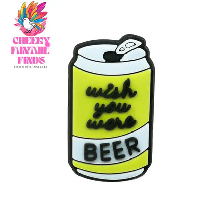 Single sale Prime Various Beverage PVC shoe Charms Accessories Decoration Buckles Classic Clog Fit Bands Bracelets Cheeky Fantail Finds