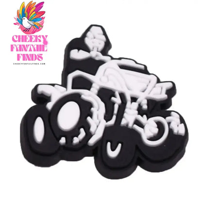 Skull Punk Shoe Charms for Shoe Accessories Men Clogs Pins Women Badge Boy Girl Jeans Kids Decorations Buckle Shoes Accessories Cheeky Fantail Finds
