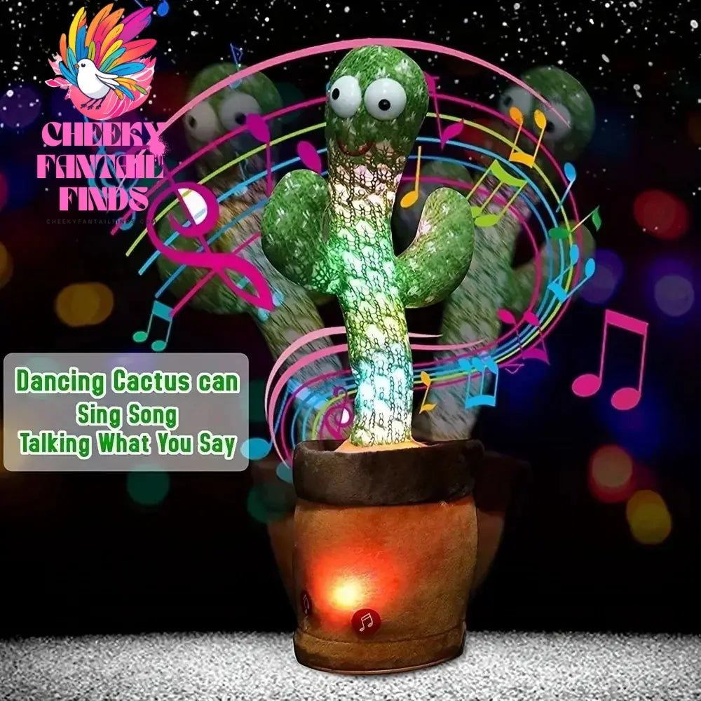 Smart Electronic Plush Toy for Baby Singing Dancing Talking and Sound Recording Cactus Toys for Kids Xmas Gifts for Children Cheeky Fantail Finds