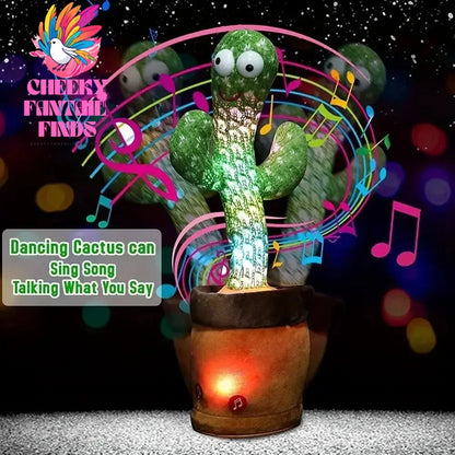 Smart Electronic Plush Toy for Baby Singing Dancing Talking and Sound Recording Cactus Toys for Kids Xmas Gifts for Children Cheeky Fantail Finds