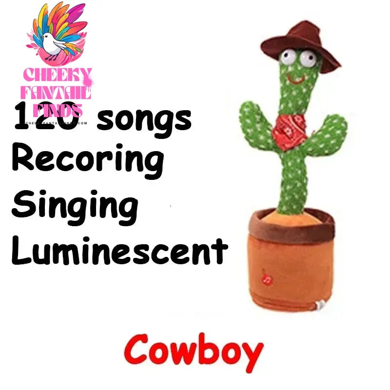 Smart Electronic Plush Toy for Baby Singing Dancing Talking and Sound Recording Cactus Toys for Kids Xmas Gifts for Children Cheeky Fantail Finds