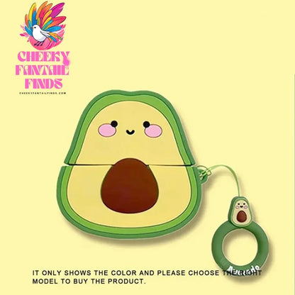 Snack Case For Airpods Pro 2 Generation Cute Cartoon Case For Airpods 1 2 Strawberry Avocado Earphone Cover For Airpods 3 2021 Cheeky Fantail Finds