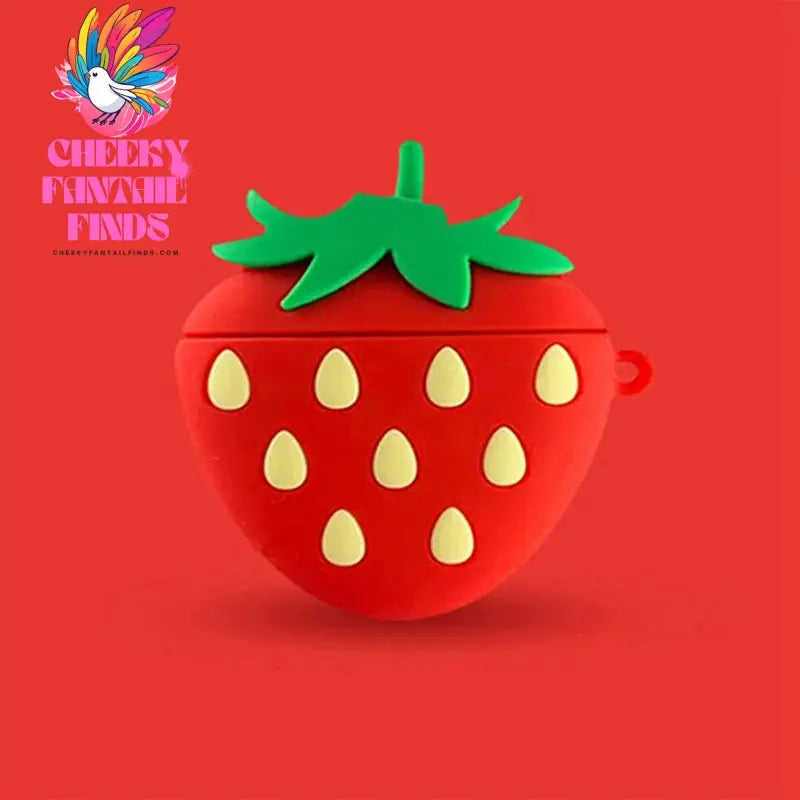 Snack Case For Airpods Pro 2 Generation Cute Cartoon Case For Airpods 1 2 Strawberry Avocado Earphone Cover For Airpods 3 2021 Cheeky Fantail Finds