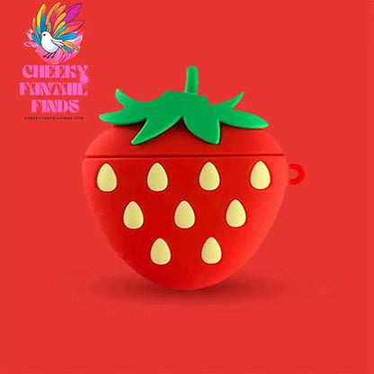 Snack Case For Airpods Pro 2 Generation Cute Cartoon Case For Airpods 1 2 Strawberry Avocado Earphone Cover For Airpods 3 2021 Cheeky Fantail Finds