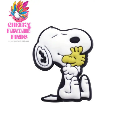 Snoopy Shoe Charms Cartoon Clogs Sandals PVC Shoe Decorations Accessories Buckle Kids Christmas Birthday Gifts - Cheeky Fantail Finds