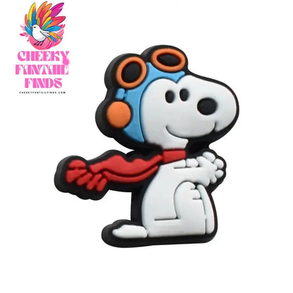 Snoopy Shoe Charms Cartoon Clogs Sandals PVC Shoe Decorations Accessories Buckle Kids Christmas Birthday Gifts - Cheeky Fantail Finds