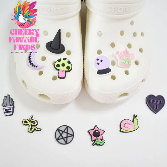 Soft Rubber Removable Decorative Accessories Sneakers Shoe Flower Buckle Cheeky Fantail Finds