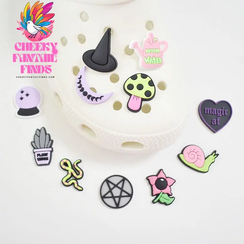 Soft Rubber Removable Decorative Accessories Sneakers Shoe Flower Buckle Cheeky Fantail Finds