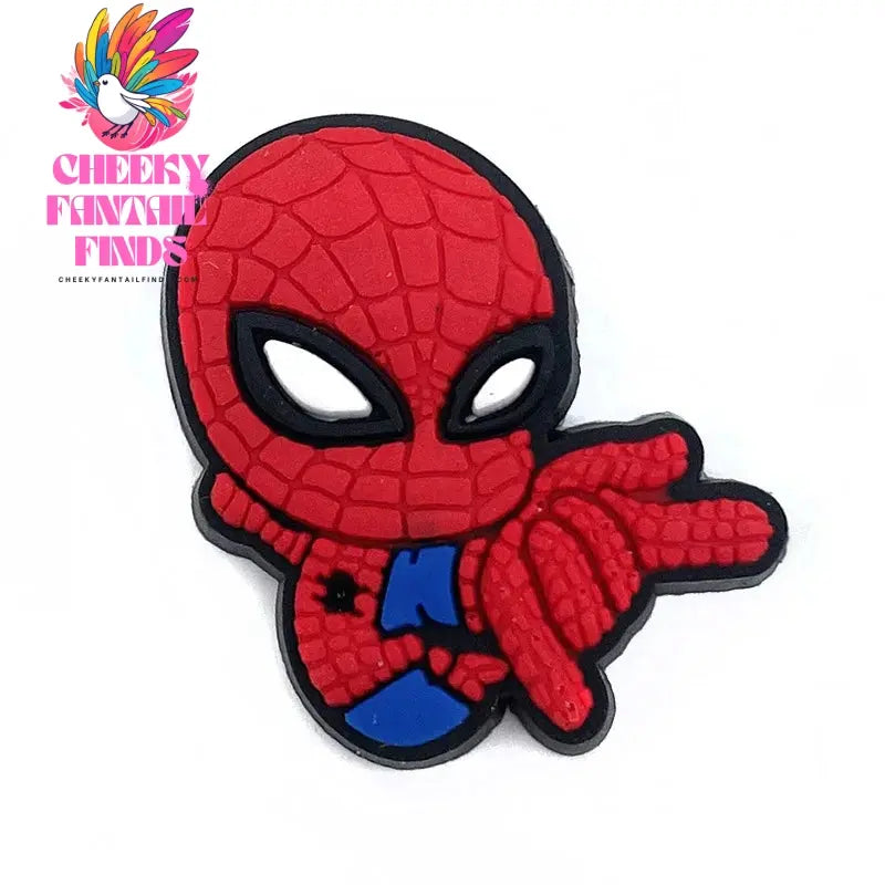 Spider-Man Shoe Charms Cartoon Clog Sandal Decorations Shoe Accessories Slippers Buckle Kids Boy Gifts - Cheeky Fantail Finds