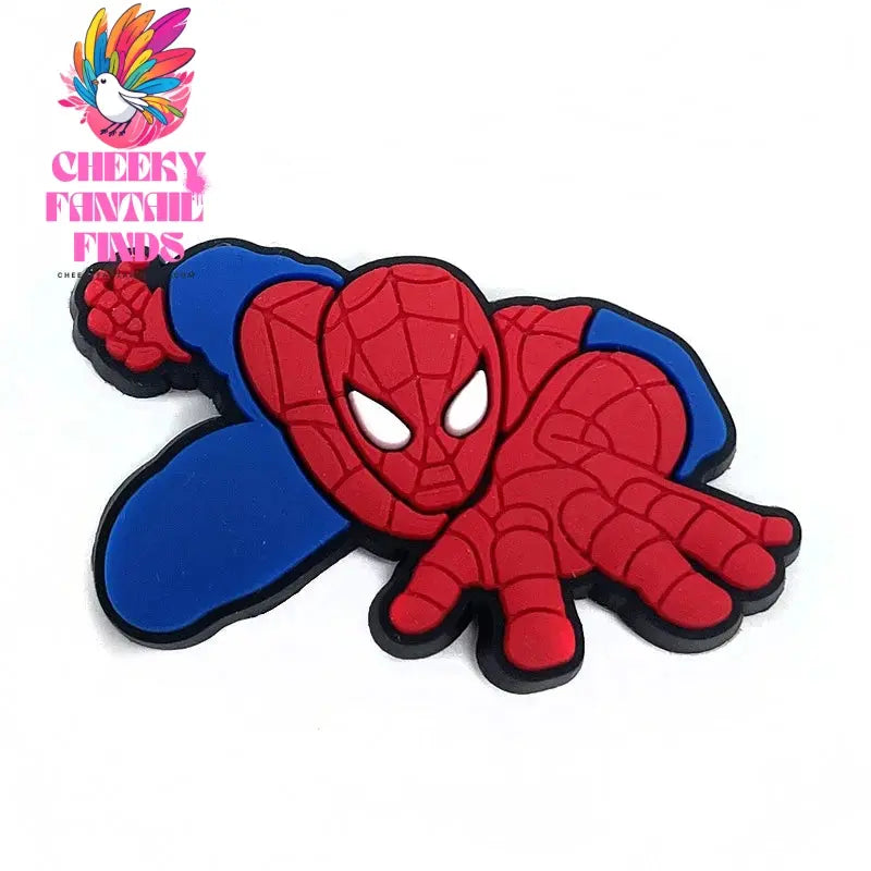 Spider-Man Shoe Charms Cartoon Clog Sandal Decorations Shoe Accessories Slippers Buckle Kids Boy Gifts - Cheeky Fantail Finds