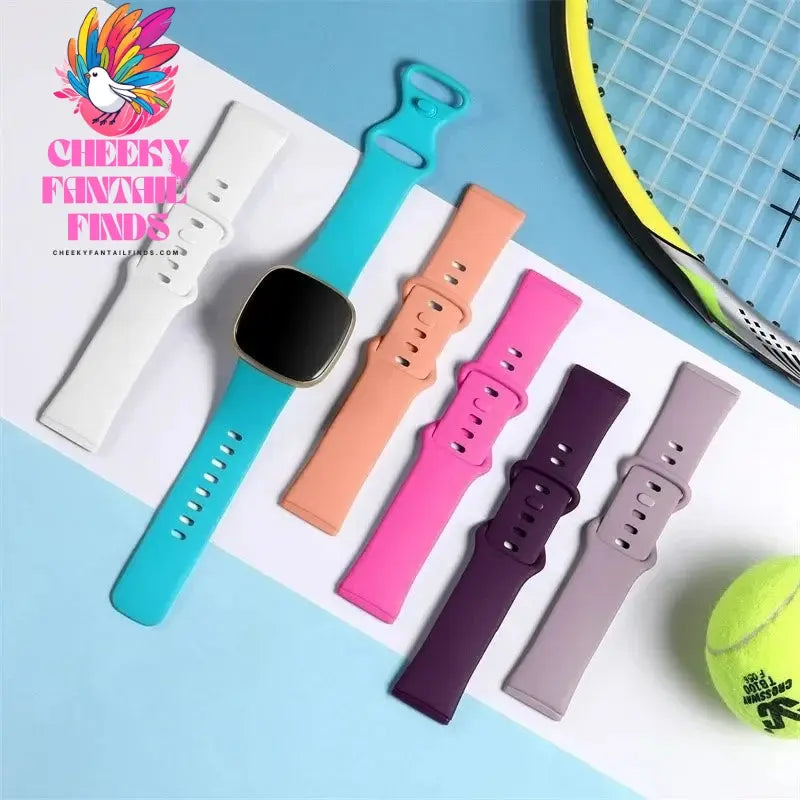 Sport Band For Fitbit Versa 3 Strap Smartwatch Wristband Accessories Watchbands Soft Silicone Bracelet For Fitbit Sense Versa3 Cheeky Fantail Finds