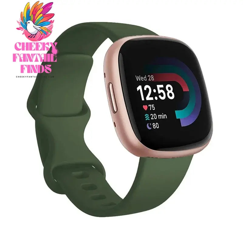 Sport Band For Fitbit Versa 3 Strap Smartwatch Wristband Accessories Watchbands Soft Silicone Bracelet For Fitbit Sense Versa3 Cheeky Fantail Finds
