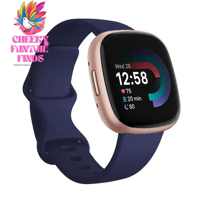 Sport Band For Fitbit Versa 3 Strap Smartwatch Wristband Accessories Watchbands Soft Silicone Bracelet For Fitbit Sense Versa3 Cheeky Fantail Finds