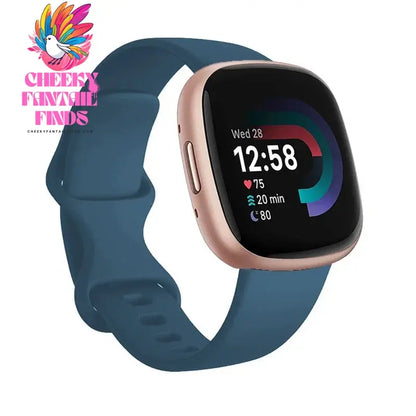 Sport Band For Fitbit Versa 3 Strap Smartwatch Wristband Accessories Watchbands Soft Silicone Bracelet For Fitbit Sense Versa3 Cheeky Fantail Finds