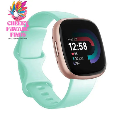 Sport Band For Fitbit Versa 3 Strap Smartwatch Wristband Accessories Watchbands Soft Silicone Bracelet For Fitbit Sense Versa3 Cheeky Fantail Finds