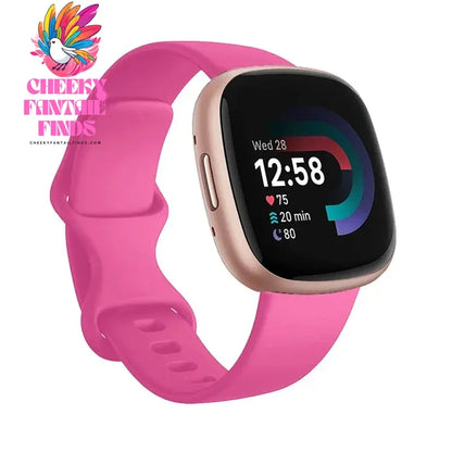 Sport Band For Fitbit Versa 3 Strap Smartwatch Wristband Accessories Watchbands Soft Silicone Bracelet For Fitbit Sense Versa3 Cheeky Fantail Finds