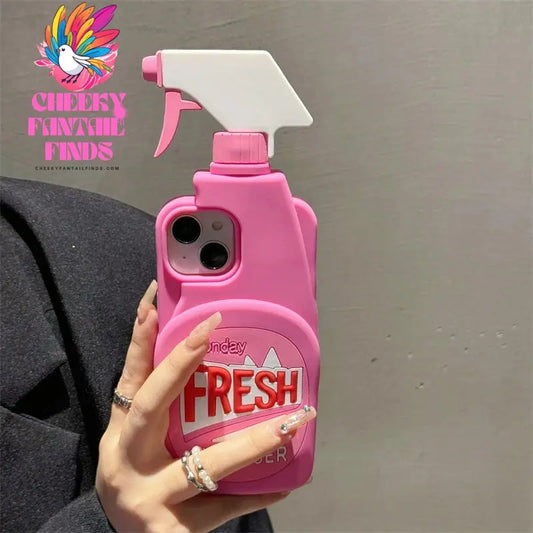Stereo Cleaner 3D Cute Soft Silicone Case for IPhone 15 14 13 12 16 Pro Max 11 15Pro 14Pro I Phone Shockproof Cover Accessories - Cheeky Fantail Finds