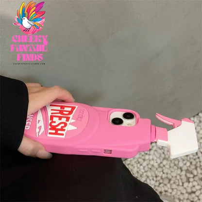 Stereo Cleaner 3D Cute Soft Silicone Case for IPhone 15 14 13 12 16 Pro Max 11 15Pro 14Pro I Phone Shockproof Cover Accessories Cheeky Fantail Finds