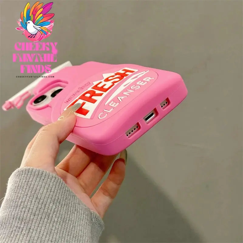Stereo Cleaner 3D Cute Soft Silicone Case for IPhone 15 14 13 12 16 Pro Max 11 15Pro 14Pro I Phone Shockproof Cover Accessories Cheeky Fantail Finds