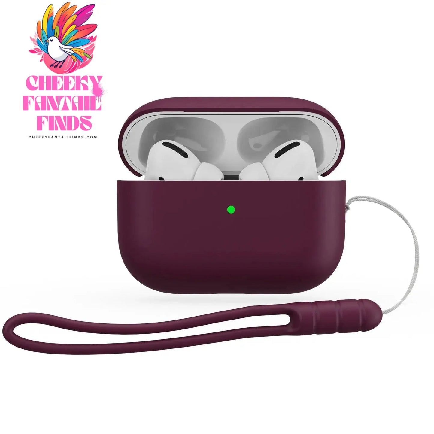 Suitable For Airpod Pro 2 Bluetooth Headphone Case Soft Silicone Case Comfortable Stretchable Soft Washable Headphone Covers Cheeky Fantail Finds