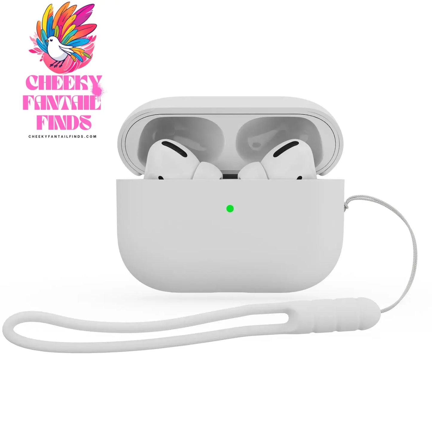 Suitable For Airpod Pro 2 Bluetooth Headphone Case Soft Silicone Case Comfortable Stretchable Soft Washable Headphone Covers Cheeky Fantail Finds
