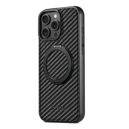 Suteni Wireless Charging Mobile Phone Case 360° Rotating Stand PU Leather Ring Buckle For iPhone 16 Pro Max 15 Plus 14 13 12 Cheeky Fantail Finds