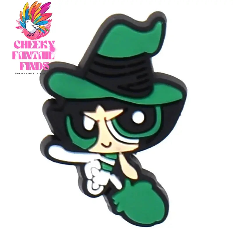 The Powerpuff Girl Shoe Charms1-9pcs PVC Shoe Decorations Buckle Cartoon Shoe Accessories Fit Clog Sandal Kids X-mas Gift - Cheeky Fantail Finds
