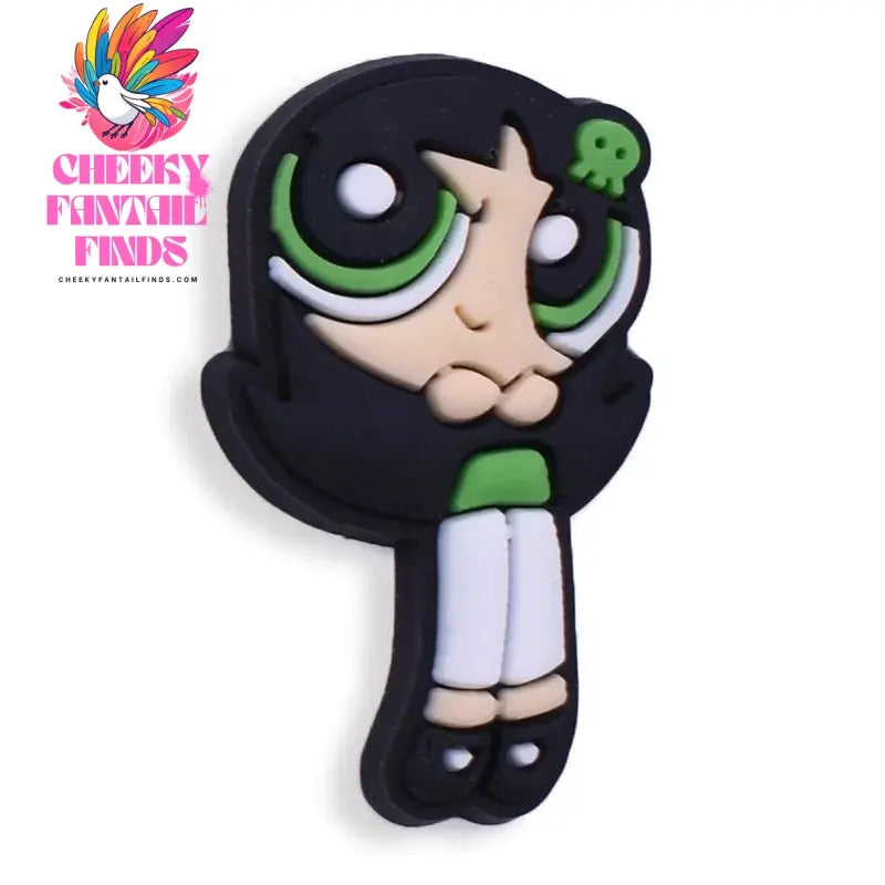The Powerpuff Girl Shoe Charms1-9pcs PVC Shoe Decorations Buckle Cartoon Shoe Accessories Fit Clog Sandal Kids X-mas Gift - Cheeky Fantail Finds