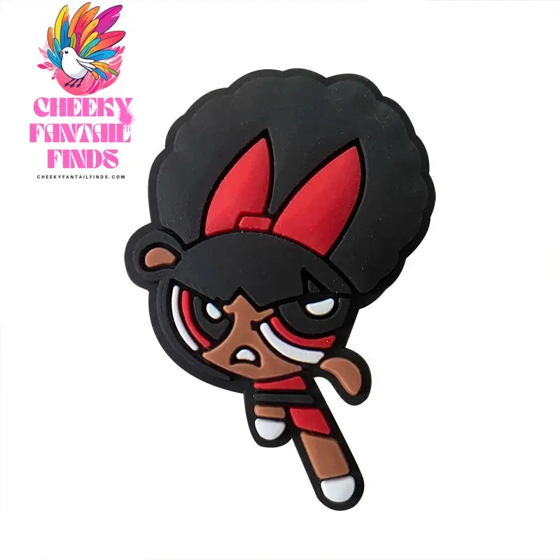The Powerpuff Girl Shoe Charms1-9pcs PVC Shoe Decorations Buckle Cartoon Shoe Accessories Fit Clog Sandal Kids X-mas Gift - Cheeky Fantail Finds