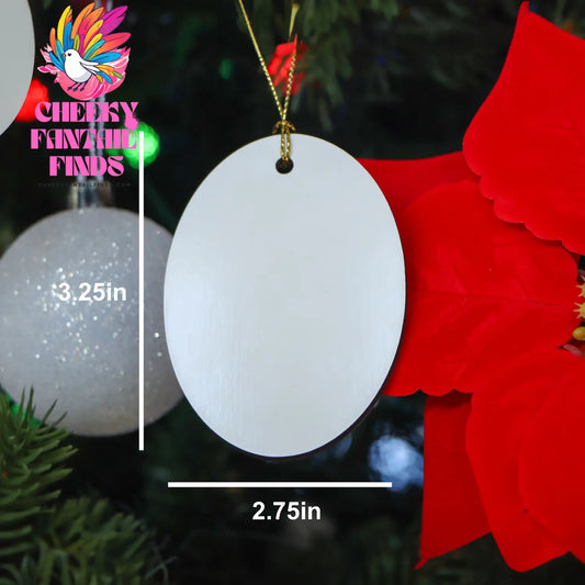 This Is What An Awesome Friend Looks Like, Oval Ornament Gifts for Friend, White Oval Ornament Friend Gifts from Friends, Friend Christmas Unique Gift - Image 2