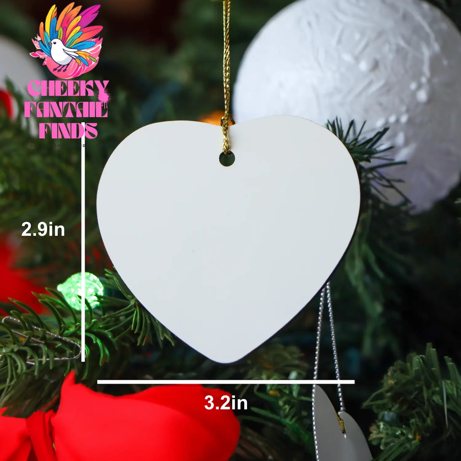 This Is What An Awesome Sister-in-law Looks Like, Heart Ornament Gifts for Sister-in-law, Christmas Unique Gifts from Men to Women, Family, Friends - Image 2