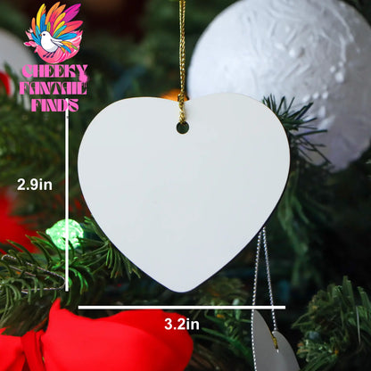 This Is What An Awesome Sister-in-law Looks Like, Heart Ornament Gifts for Sister-in-law, Christmas Unique Gifts from Men to Women, Family, Friends - Image 2