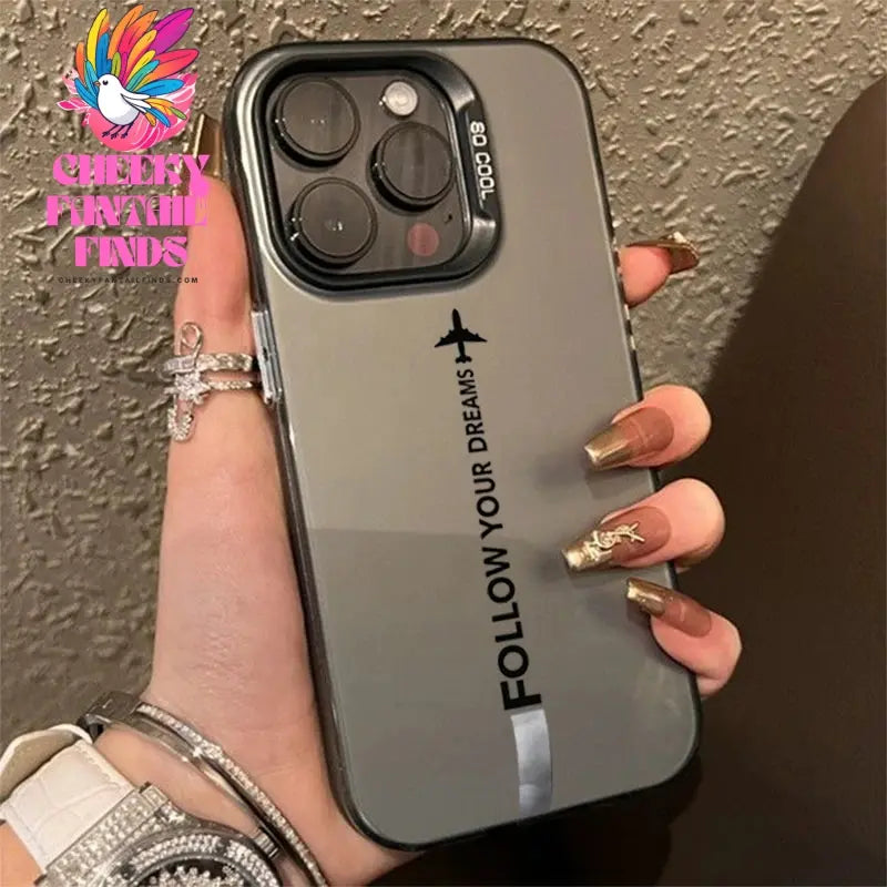 Travel-Inspired Airplane Route Design TPU Basic Case for iPhone 16 15 Pro Max 14 13 12 11 XS X XR 7 8 Plus Matte Hard Back Cover Cheeky Fantail Finds