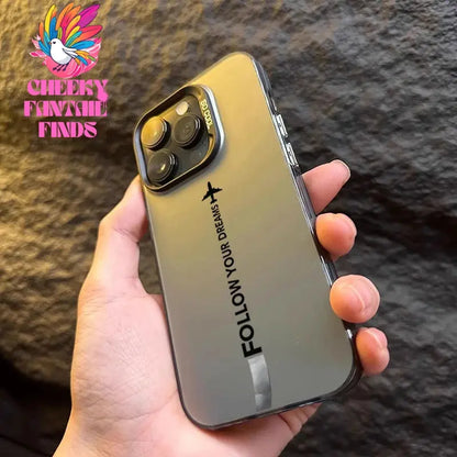 Travel-Inspired Airplane Route Design TPU Basic Case for iPhone 16 15 Pro Max 14 13 12 11 XS X XR 7 8 Plus Matte Hard Back Cover Cheeky Fantail Finds