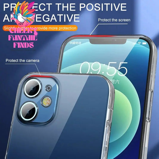 Ultra Thin Clear Phone Case For iPhone 11 12 13 14 15 16 Pro X XR XS Max Mini 7 8 Plus SE Silicone Soft Transparent Back Cover Cheeky Fantail Finds