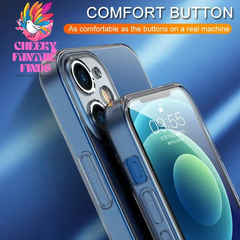 Ultra Thin Clear Phone Case For iPhone 11 12 13 14 15 16 Pro X XR XS Max Mini 7 8 Plus SE Silicone Soft Transparent Back Cover Cheeky Fantail Finds