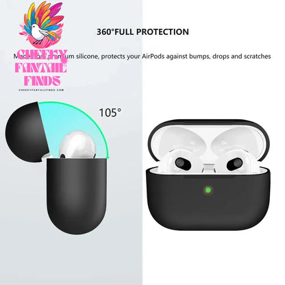 Ultra-Thin Silicone Earphone Cases For Airpods 1/2, Airpods 3 Protective Headphones Case For Apple Airpods Pro 2 Airpods Covers Cheeky Fantail Finds