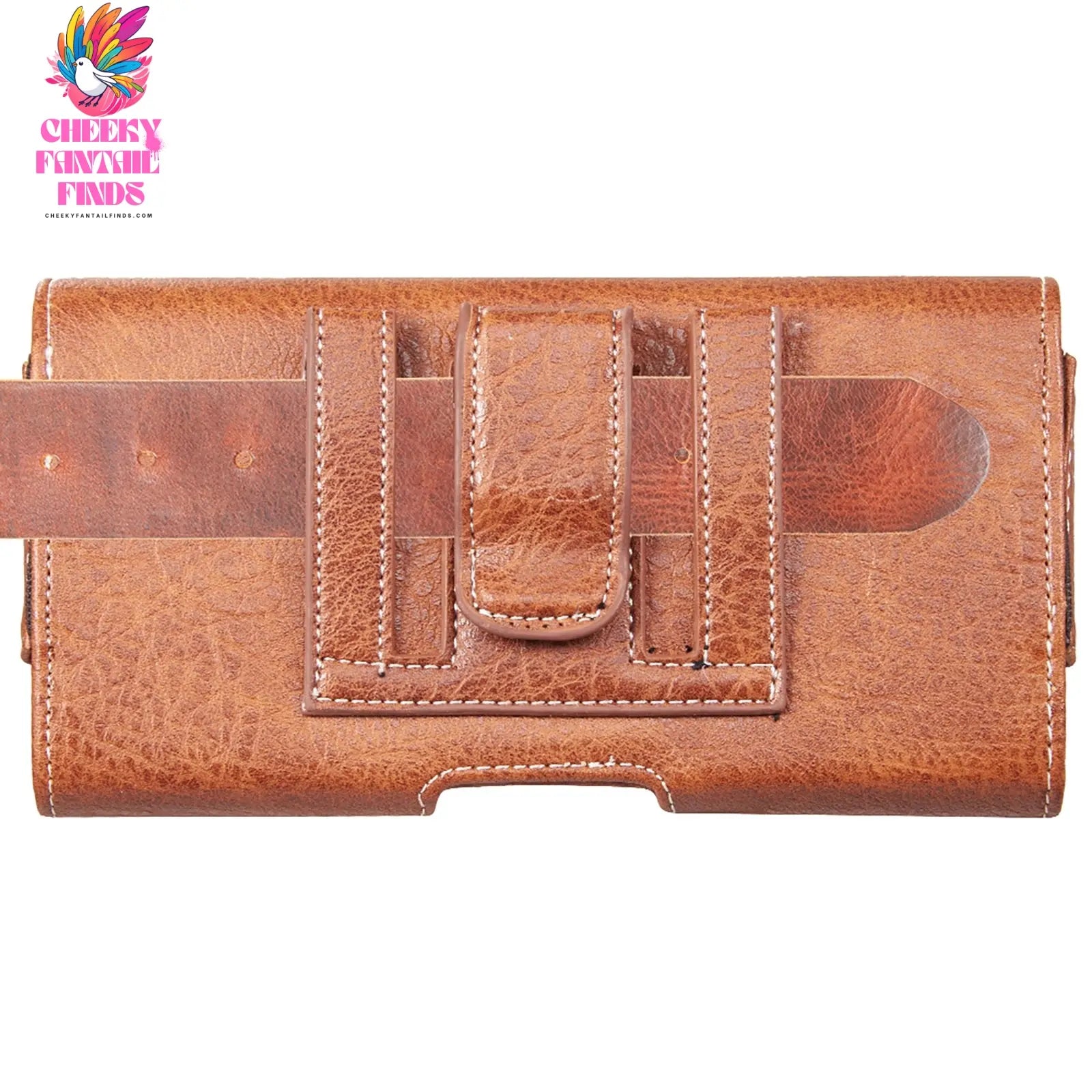Universal wallet cellphone case belt mobile phone bag hanging waist cover Holster 4.7/5.5/6.3 inch retro leather magnetic pouch Cheeky Fantail Finds