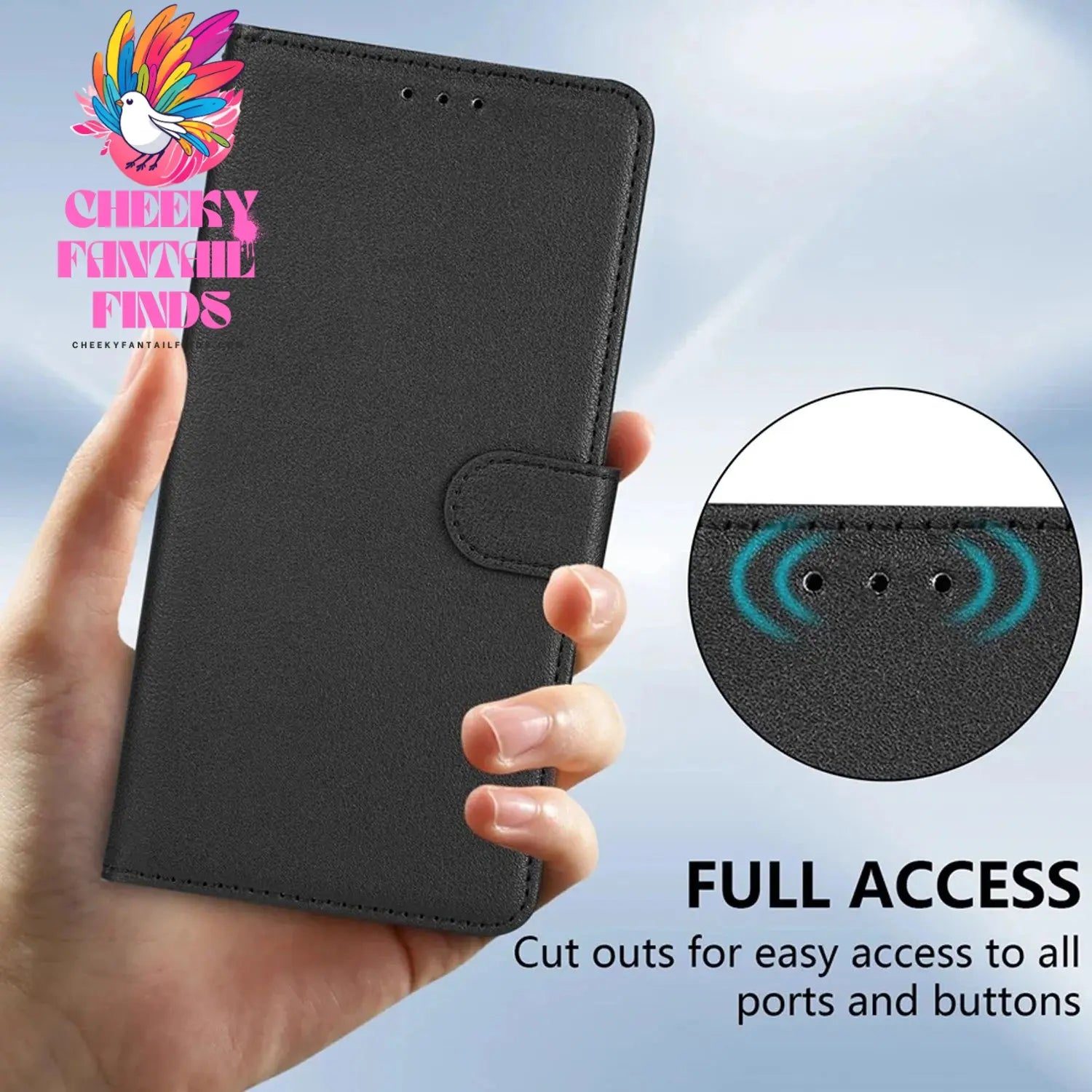 Wallet Card Stand Flip Leather Case Cover For Samsung Galaxy A05s A12 A13 A14 A15 A24 A32 A33 A34 A35 A51 A52 A53 A54 A55 A71 Cheeky Fantail Finds