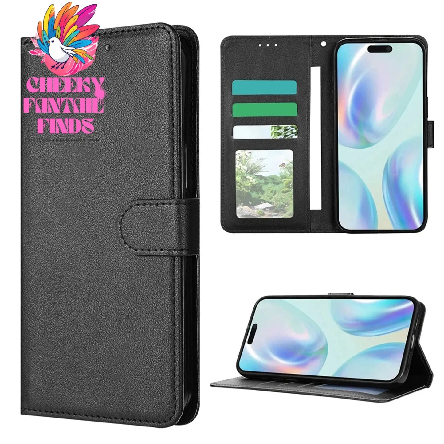Wallet Card Stand Flip Leather Case Cover For Samsung Galaxy A05s A12 A13 A14 A15 A24 A32 A33 A34 A35 A51 A52 A53 A54 A55 A71 Cheeky Fantail Finds