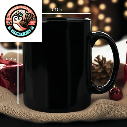 Warden Humor Black Coffee Mug, Funny Gifts from Friends, Family, Coworkers, Unique Father's Day Presents for Men - 'I'm A Warden. I Speak Fluently In genius.' - Additional