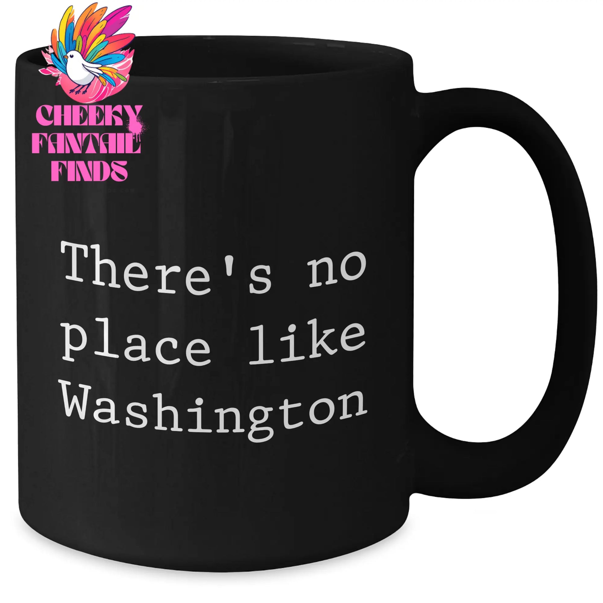 Washington Enthusiasts' Favorite Funny Quote Black Coffee Mugs, Gifts from Friends, Family, or Coworkers for Washington Dads on Father's Day, Unique Washington Black Coffee Mug - Additional