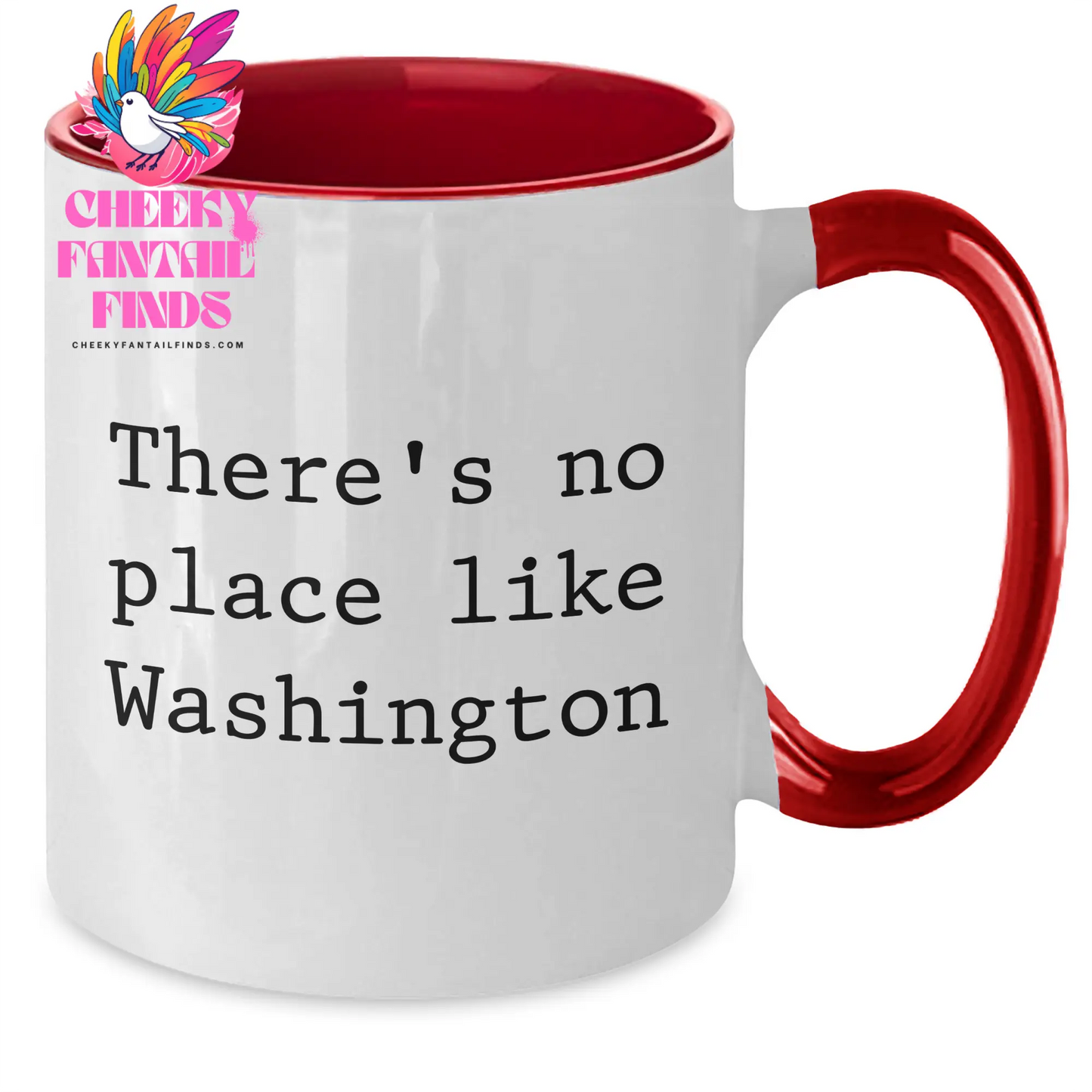 Washington State Gifts from Friends and Family, 'There's No Place Like Washington' Two Tone Coffee Mug for Father's Day - Additional