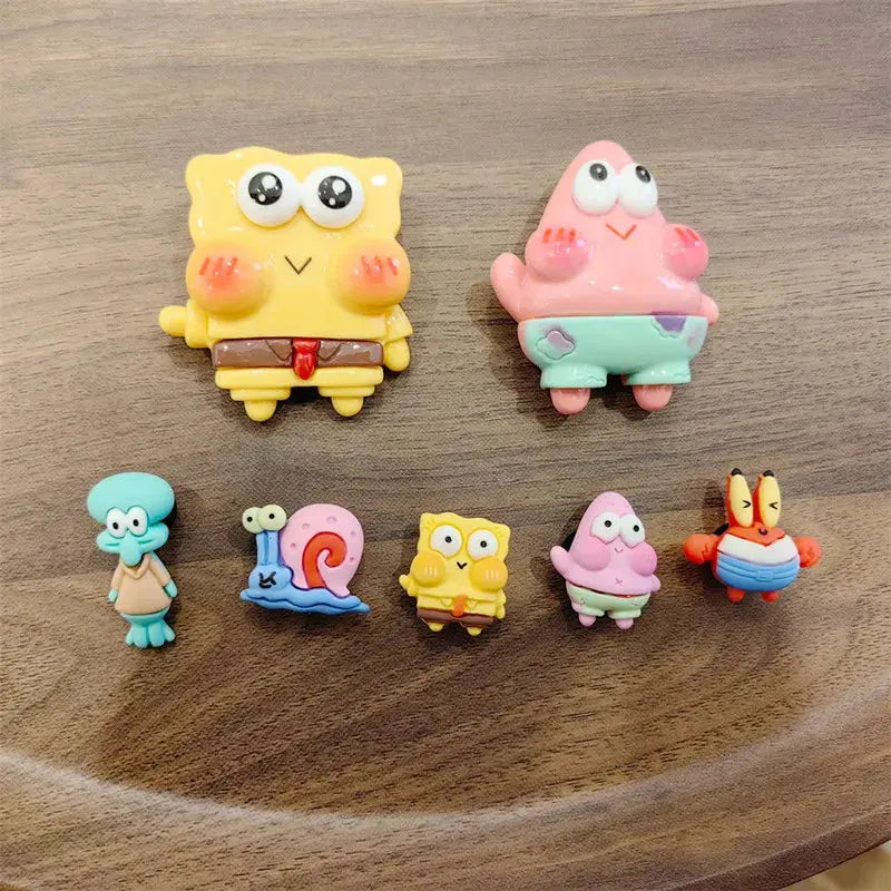 Whole Set Hot Sale DIY Hole Shoes Charms for Cute Cartoon Handmade Charms Designer Quality Garden Shoe Decoration Girl Gift Cheeky Fantail Finds