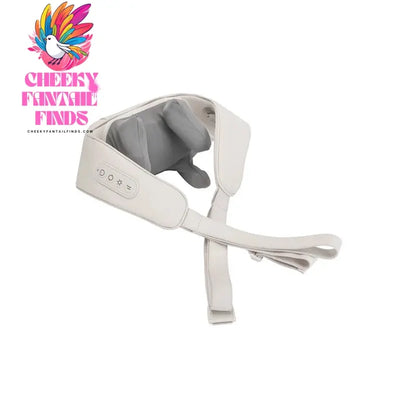 Wireless Neck Massager With Hot Compress Neck And Back Shoulder Shiatsu Kneading Massage Shawl Neck Cervical Relaxing Trapezius Cheeky Fantail Finds
