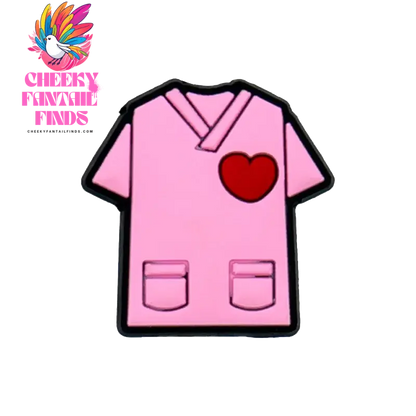 Women's Pink Love Ribbon Breast Cancer Prevention Medical Shoe Charms Cervix Aids Awareness Shoe Accessories Fundraisers Events - Cheeky Fantail Finds