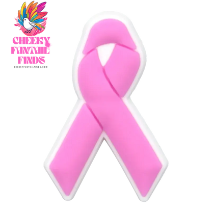 Women's Pink Love Ribbon Breast Cancer Prevention Medical Shoe Charms Cervix Aids Awareness Shoe Accessories Fundraisers Events - Cheeky Fantail Finds