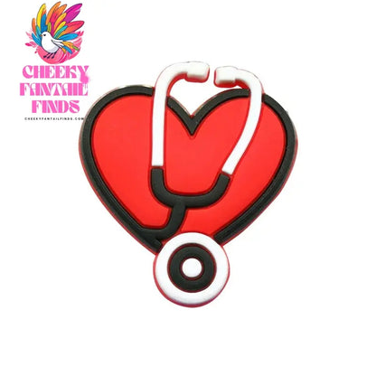 Women's Pink Love Ribbon Breast Cancer Prevention Medical Shoe Charms Cervix Aids Awareness Shoe Accessories Fundraisers Events - Cheeky Fantail Finds