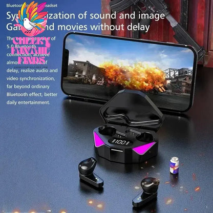 X15 TWS Wireless Bluetooth Headset LED Display Gamer Earbuds with Mic Wireless Headphones Noise Cancelling Bluetooth Earphones Cheeky Fantail Finds